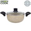 Nồi nhôm vân đá chống dính Green Cook GCS03-20 20 cm