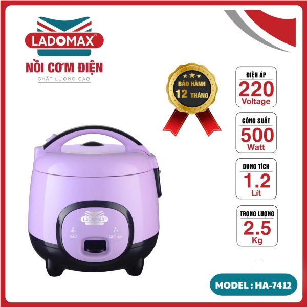 NỒI CƠN NẮP GÀI LADOMAX HA-7412