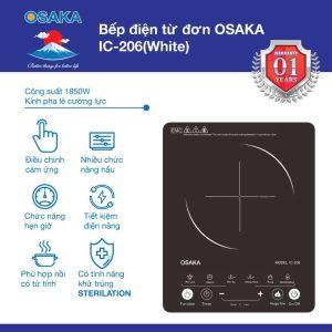 BẾP ĐIỆN TỪ OSAKA IC- 206