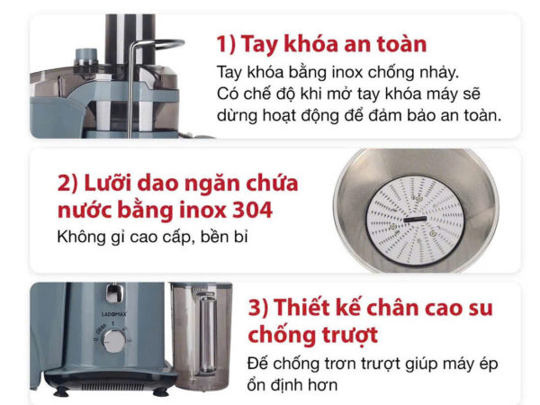 MÁY ÉP ĐA NĂNG LADOMAX HA-967