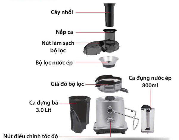 MÁY ÉP ĐA NĂNG LADOMAX HA-967