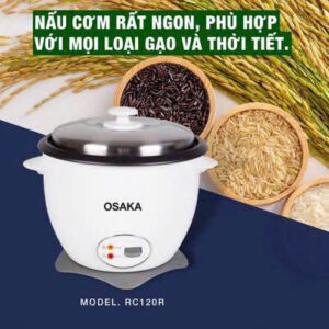 Nồi Cơm Mê Kông Nắp Rời Osaka 2.2Lít (màu trắng)