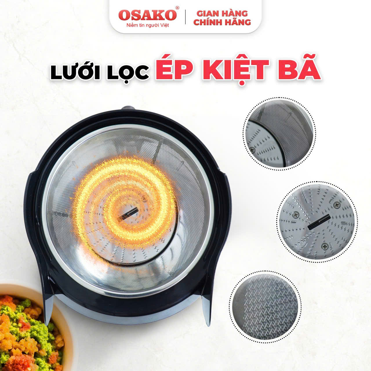 Máy Ép Nhanh Công Nghiệp OSAKO EP-612( Tặng 1 Bộ Dao) Máy Ép Nhanh Công Nghiệp OSAKO EP-612( Tặng 1 Bộ Dao)